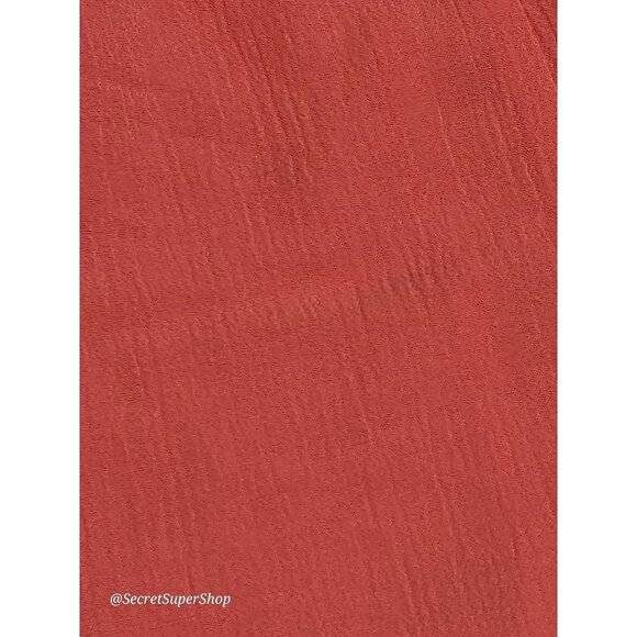 Susan Graver Womens Skirt XL Salmon Gauze Midi A Line Pull-On Elastic Waist - Picture 5 of 6
